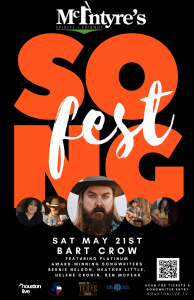 Songfest 2022 with Bart Crow @ McIntyre's - Downtown